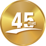 45 años de servicio